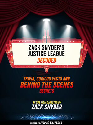 cover image of Zack Snyder's Justice League Decoded